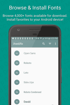 Capture d'écran de l'application FontFix ― Install Free Fonts - #1
