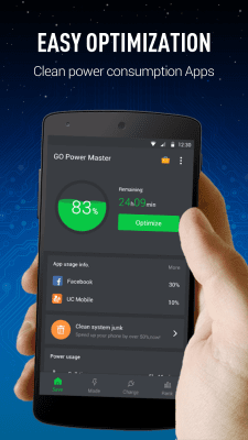 Capture d'écran de l'application GO Battery Saver & Widget - #1