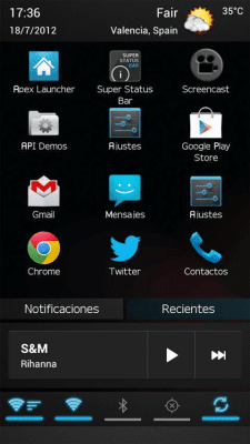 Capture d'écran de l'application Super Status Bar - #3