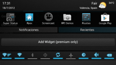 Capture d'écran de l'application Super Status Bar - #4