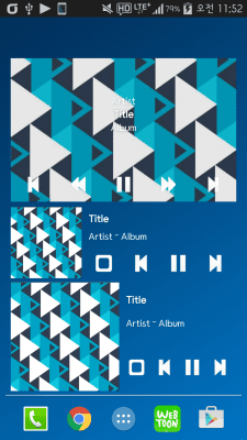 Capture d'écran de l'application Plug In Music Widget - #3