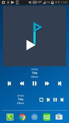 Capture d'écran de l'application Plug In Music Widget - #4