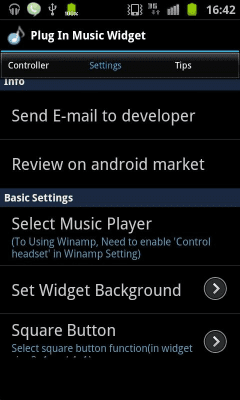 Capture d'écran de l'application Plug In Music Widget - #5