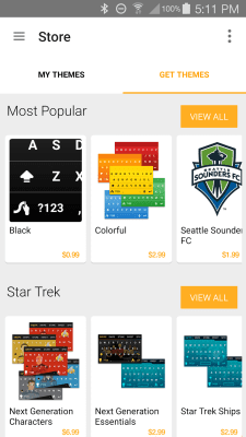 Capture d'écran de l'application Swype Keyboard Trial - #4