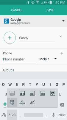 Capture d'écran de l'application Swype Keyboard Trial - #5
