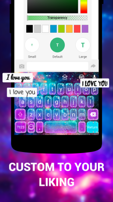 Capture d'écran de l'application Emoji Keyboard - Emoticons(KK) - #1