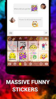 Capture d'écran de l'application Emoji Keyboard - Emoticons(KK) - #2