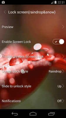 Capture d'écran de l'application Lock screen(live wallpaper) - #1