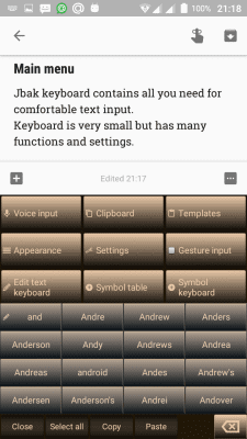 Capture d'écran de l'application Jbak keyboard - #5