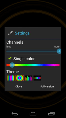 Capture d'écran de l'application Light Music Lite - #5