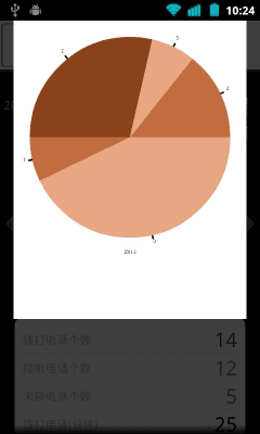 Capture d'écran de l'application Statistiques sur les appels et les SMS - #7