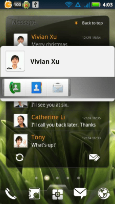 Capture d'écran de l'application EZ SMS Widget - #6