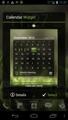 Capture d'écran de l'application EZ Calendar Widget - #5