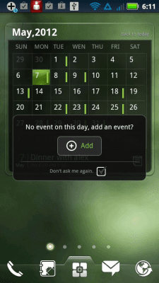 Capture d'écran de l'application EZ Calendar Widget - #7