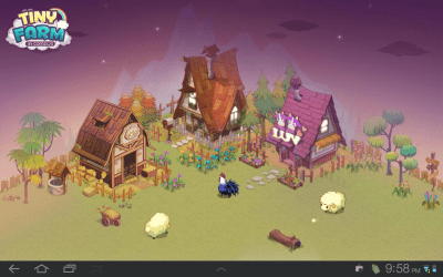 Capture d'écran de l'application Tiny Farm Live wallpaper - #3