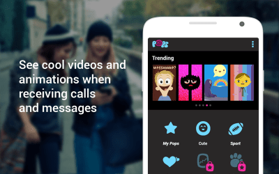 Capture d'écran de l'application Pops: Fun Video Notifications - #1
