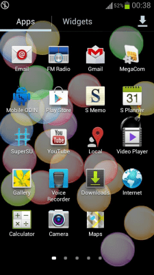 Capture d'écran de l'application Funny Bubbles Wallpaper - #2