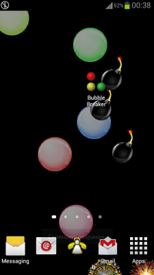 Capture d'écran de l'application Funny Bubbles Wallpaper - #3