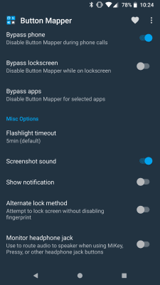 Capture d'écran de l'application Button Mapper: Remap your keys - #7