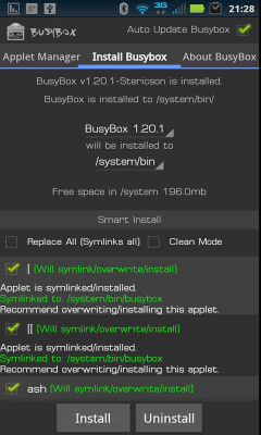 Capture d'écran de l'application BusyBox - #4