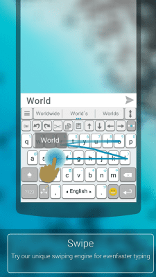 Capture d'écran de l'application ai.type Free Emoji Keyboard - #7