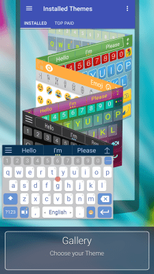 Capture d'écran de l'application ai.type Free Emoji Keyboard - #15