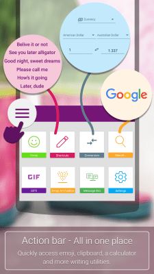 Capture d'écran de l'application ai.type Free Emoji Keyboard - #16