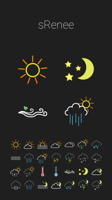 Capture d'écran de l'application Couleur de l'icône météo (pour HDW) - #2