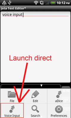Capture d'écran de l'application Voice Input for Jota - #3