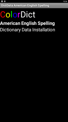 Capture d'écran de l'application English Spelling DictData - #2