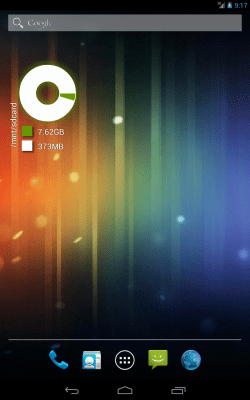 Capture d'écran de l'application Disques, stockage et cartes SD - #8