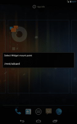 Capture d'écran de l'application Disques, stockage et cartes SD - #9