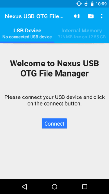 Capture d'écran de l'application Nexus USB OTG FileManagerTrial - #1