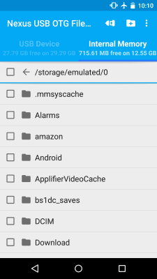 Capture d'écran de l'application Nexus USB OTG FileManagerTrial - #4