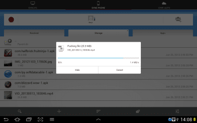 Capture d'écran de l'application Software Data Cable - #14