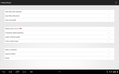 Capture d'écran de l'application Software Data Cable - #17