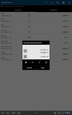 Capture d'écran de l'application GLM measure&document - #5
