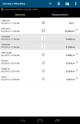Capture d'écran de l'application GLM measure&document - #8