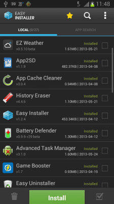 Capture d'écran de l'application Easy Installer - #1