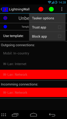 Capture d'écran de l'application LightningWall - #4