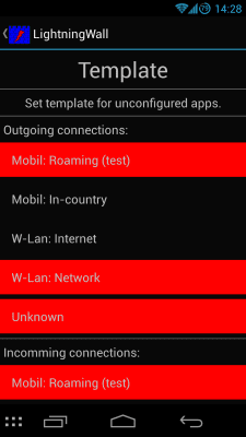 Capture d'écran de l'application LightningWall - #6