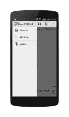 Capture d'écran de l'application StoreJet Cloud - #2