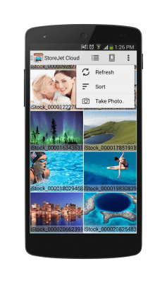 Capture d'écran de l'application StoreJet Cloud - #3