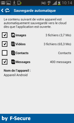 Capture d'écran de l'application Tango go.box - #4