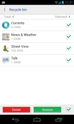 Capture d'écran de l'application System app uninstaller - #3