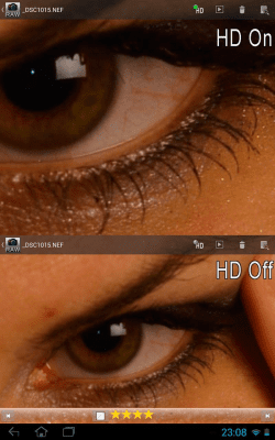 Capture d'écran de l'application RawVisionDemo - #3