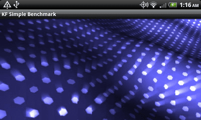 Capture d'écran de l'application KFS OpenGL Benchmark - #2