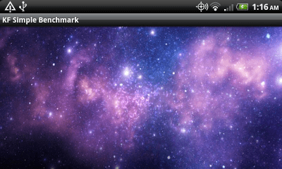 Capture d'écran de l'application KFS OpenGL Benchmark - #3