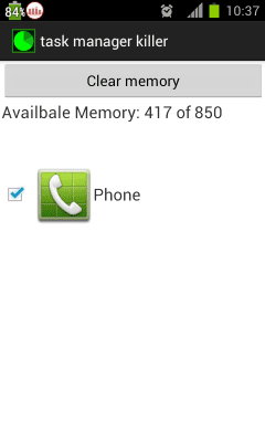 Capture d'écran de l'application task manager killer - #4