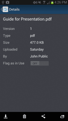 Capture d'écran de l'application HP Flow CM - #3